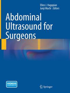 Couverture de l’ouvrage Abdominal Ultrasound for Surgeons