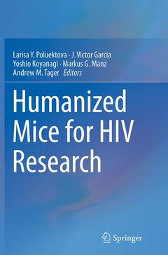 Couverture de l’ouvrage Humanized Mice for HIV Research