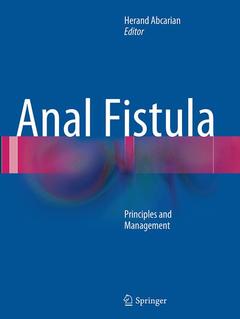 Couverture de l’ouvrage Anal Fistula