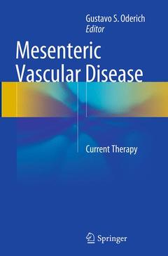 Couverture de l’ouvrage Mesenteric Vascular Disease