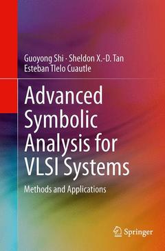 Couverture de l’ouvrage Advanced Symbolic Analysis for VLSI Systems