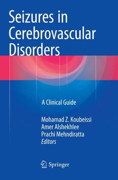 Couverture de l’ouvrage Seizures in Cerebrovascular Disorders