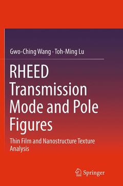 Couverture de l’ouvrage RHEED Transmission Mode and Pole Figures