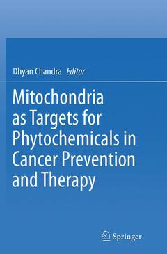 Couverture de l’ouvrage Mitochondria as Targets for Phytochemicals in Cancer Prevention and Therapy