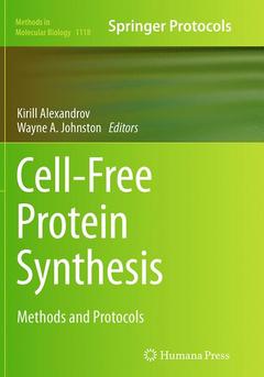 Couverture de l’ouvrage Cell-Free Protein Synthesis