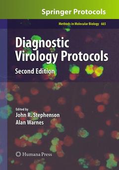 Couverture de l’ouvrage Diagnostic Virology Protocols