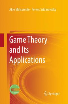 Couverture de l’ouvrage Game Theory and Its Applications