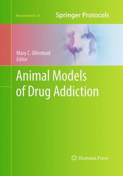 Couverture de l’ouvrage Animal Models of Drug Addiction