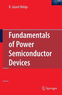 Couverture de l’ouvrage Fundamentals of power semiconductor devices
