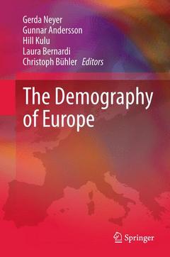 Couverture de l’ouvrage The Demography of Europe