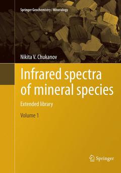Couverture de l’ouvrage Infrared spectra of mineral species