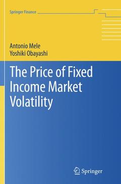 Couverture de l’ouvrage The Price of Fixed Income Market Volatility