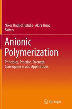 Couverture de l’ouvrage Anionic Polymerization