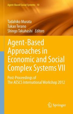 Couverture de l’ouvrage Agent-Based Approaches in Economic and Social Complex Systems VII