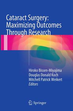Cover of the book Cataract Surgery: Maximizing Outcomes Through Research