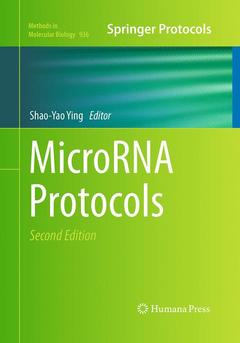 Couverture de l’ouvrage MicroRNA Protocols