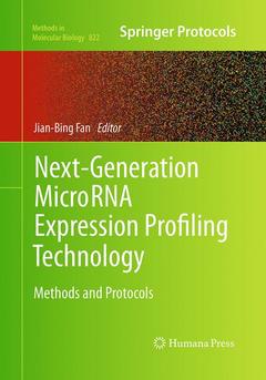 Couverture de l’ouvrage Next-Generation MicroRNA Expression Profiling Technology