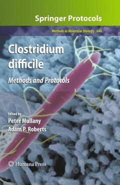 Couverture de l’ouvrage Clostridium difficile