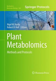 Couverture de l’ouvrage Plant Metabolomics
