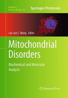 Couverture de l’ouvrage Mitochondrial Disorders