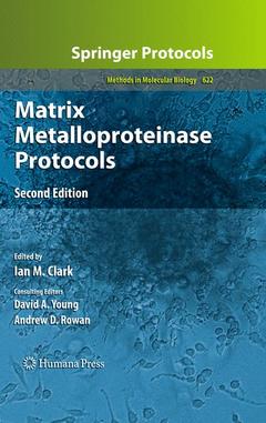 Couverture de l’ouvrage Matrix Metalloproteinase Protocols