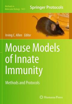 Couverture de l’ouvrage Mouse Models of Innate Immunity