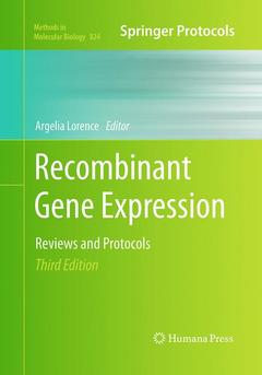 Couverture de l’ouvrage Recombinant Gene Expression