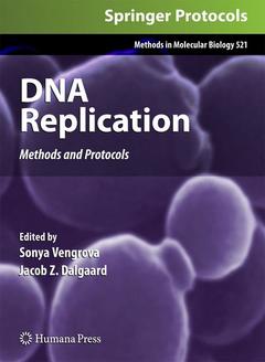 Couverture de l’ouvrage DNA Replication