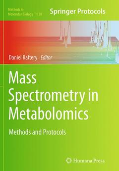 Cover of the book Mass Spectrometry in Metabolomics