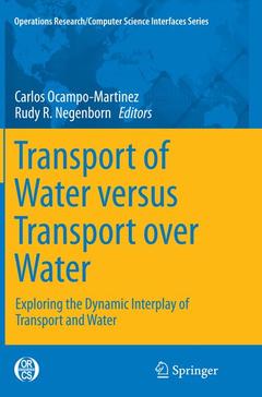 Couverture de l’ouvrage Transport of Water versus Transport over Water