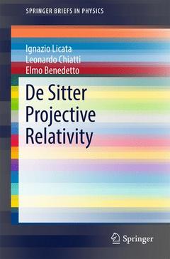 Couverture de l’ouvrage De Sitter Projective Relativity