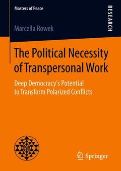 Couverture de l’ouvrage The Political Necessity of Transpersonal Work