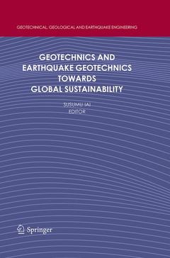 Couverture de l’ouvrage Geotechnics and Earthquake Geotechnics Towards Global Sustainability