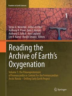 Couverture de l’ouvrage Reading the Archive of Earth’s Oxygenation