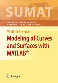 Couverture de l’ouvrage Modeling of Curves and Surfaces with MATLAB®