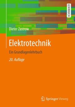 Couverture de l’ouvrage Elektrotechnik