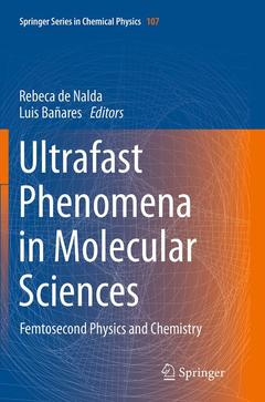 Couverture de l’ouvrage Ultrafast Phenomena in Molecular Sciences