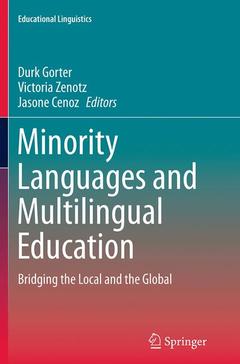 Couverture de l’ouvrage Minority Languages and Multilingual Education