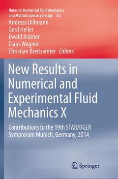 Couverture de l’ouvrage New Results in Numerical and Experimental Fluid Mechanics X