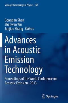 Couverture de l’ouvrage Advances in Acoustic Emission Technology