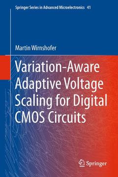Couverture de l’ouvrage Variation-Aware Adaptive Voltage Scaling for Digital CMOS Circuits