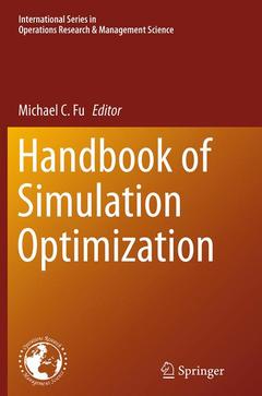 Couverture de l’ouvrage Handbook of Simulation Optimization