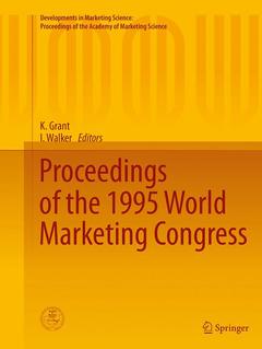 Couverture de l’ouvrage Proceedings of the 1995 World Marketing Congress