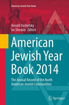 Couverture de l’ouvrage American Jewish Year Book 2014