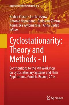 Couverture de l’ouvrage Cyclostationarity: Theory and Methods - II