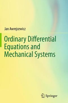 Couverture de l’ouvrage Ordinary Differential Equations and Mechanical Systems
