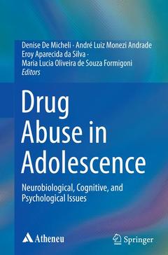Couverture de l’ouvrage Drug Abuse in Adolescence