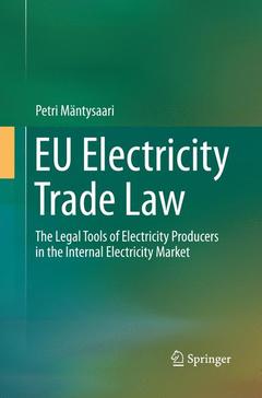 Couverture de l’ouvrage EU Electricity Trade Law