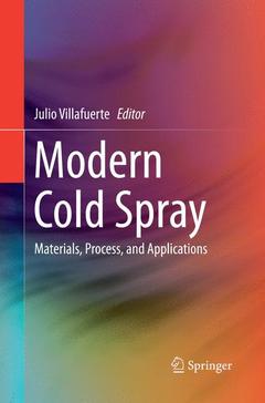 Couverture de l’ouvrage Modern Cold Spray