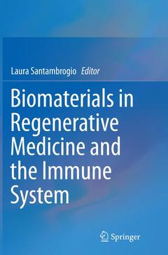Couverture de l’ouvrage Biomaterials in Regenerative Medicine and the Immune System